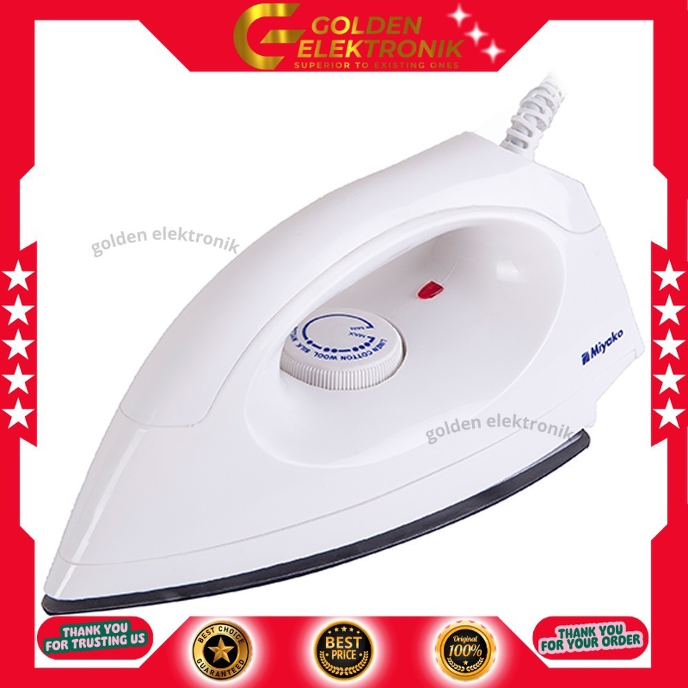 SETRIKA MIYAKO EL-1009 M MIYAKO DRY IRON EL-1009M GOSOKAN MIYAKO 1009M