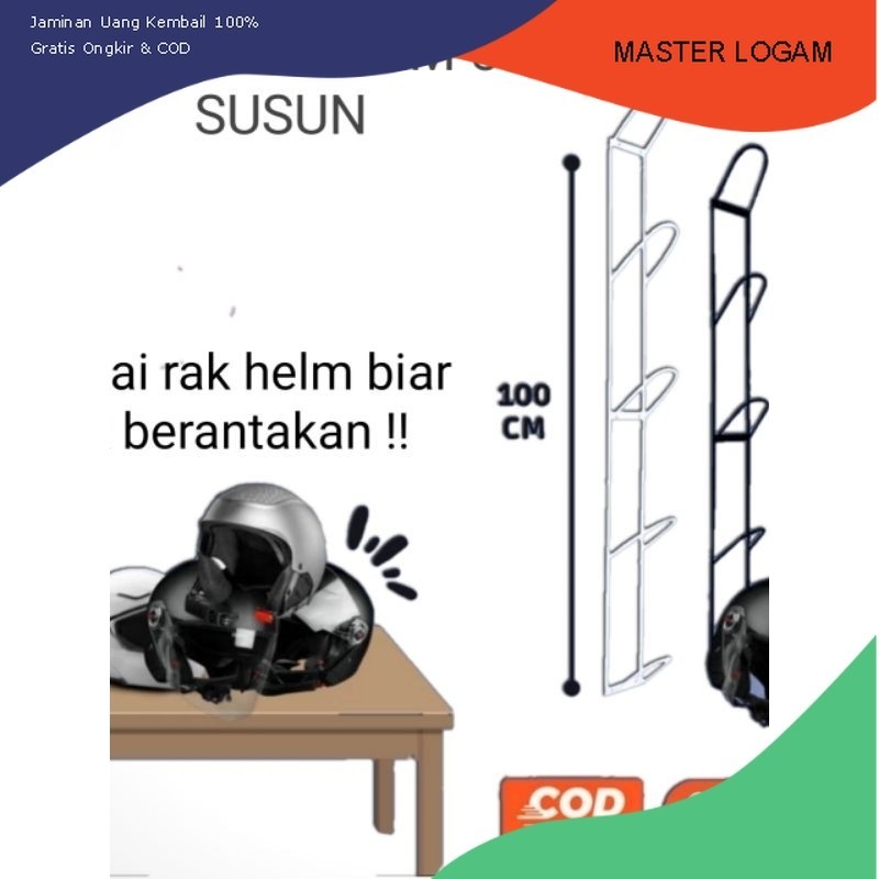 RAK HELM SUSUN 5/GANTUNGAN HELM SUSUN 5