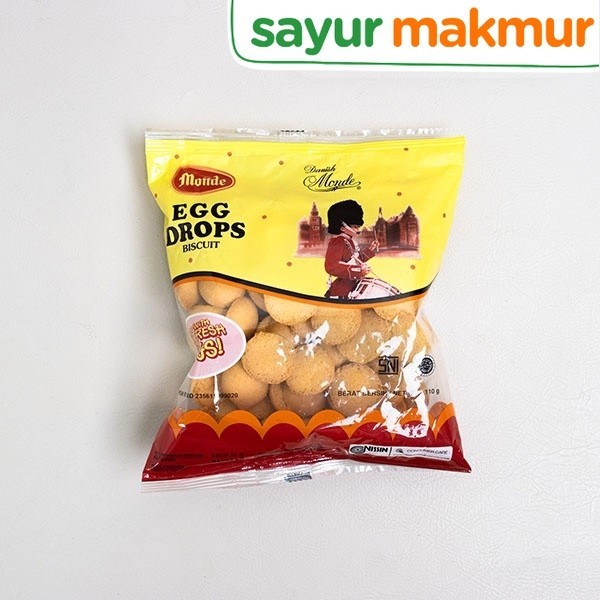 

Monde Egg Drops Biscuits 110 gram Sayurmakmur