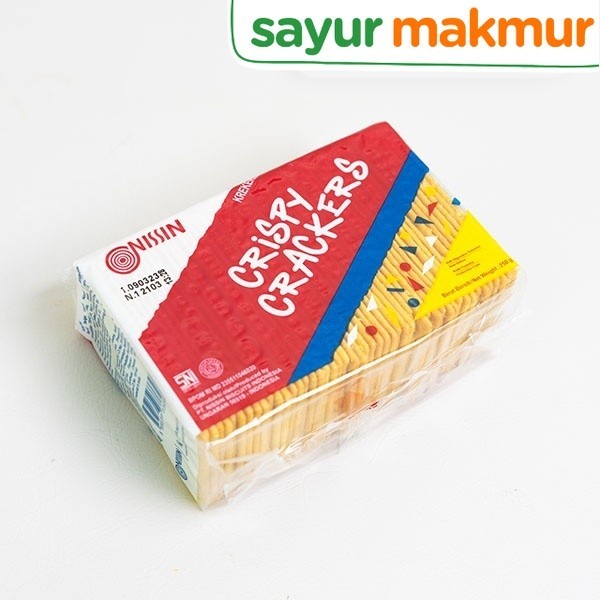 

Nissin Crispy Crackers 250 gram Sayurmakmur