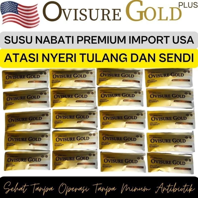 

OVISURE GOLD Susu Nabati Premium Solusi Nyeri Tulang dan Sendi Resmi Bpom