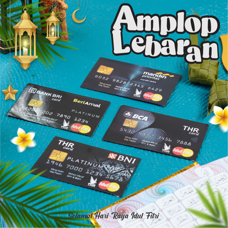 

AMPLOP THR RAMADHAN MODEL MEWAH - ISI 10 & 50 DAN 100 LEMBAR - AMPLOP THR MODEL BANK - AMPAO - AMPLOP - Amplop Lebaran UNIK DAN LUCU Idul Fitri (isi 50pcs) Amplop Karakter Angpao Lucu