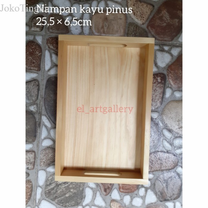 

Nampan Kayu / Baki Kayu Pinus Ukuran 25 X 16 cm murah