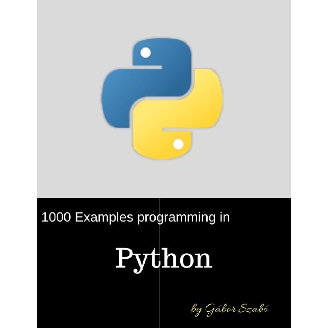 

[EB-1681] 1000 Python Examples - PDF