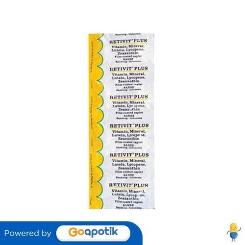 Vitamin Retivit Plus Strip 10 Kaplet