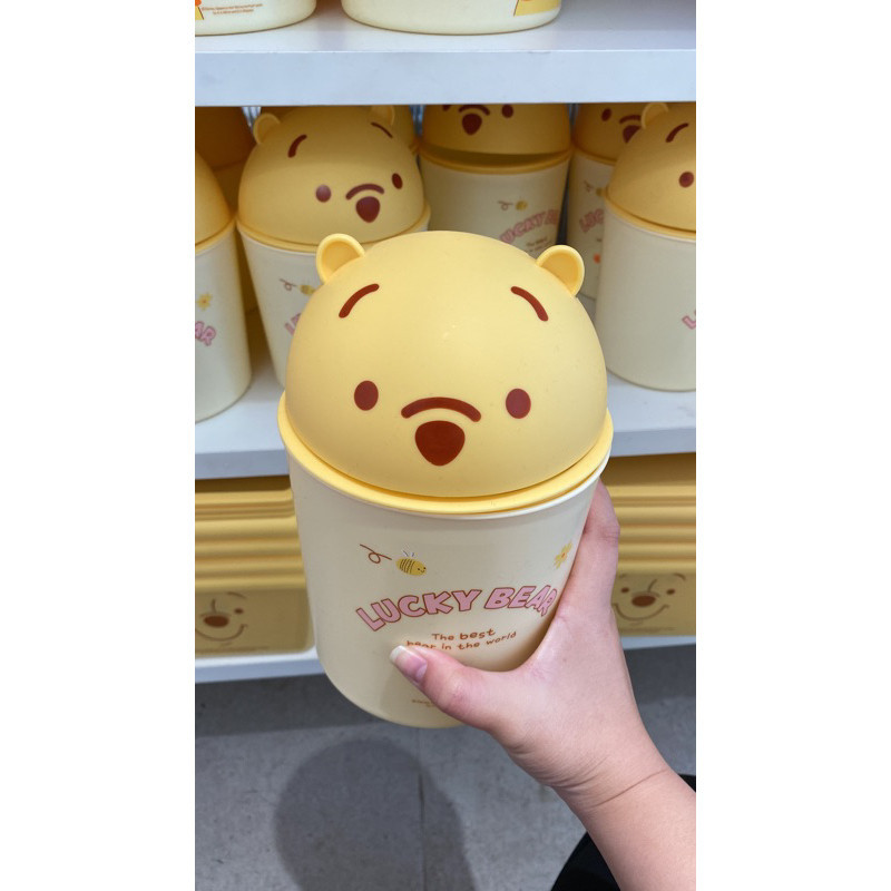 Miniso x Pooh - Tempat sampah winnie the pooh