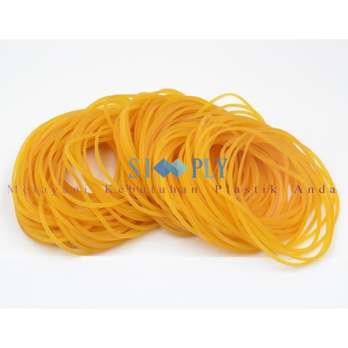 KARET GELANG 500 GRAM - Kuning, SUPER KECIL
