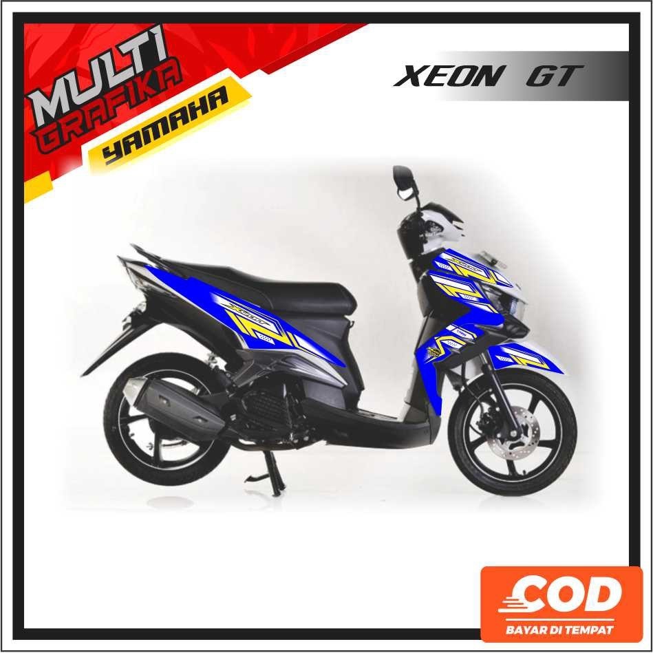 Stiker Striping Xeon GT 125 Sticker Emblem Decal Semi FUll Motor Yamaha Zeon Gt125 warna Variasi