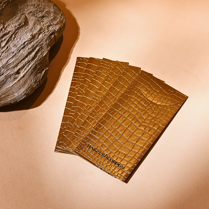 

Balacron Gold Croco Pockets