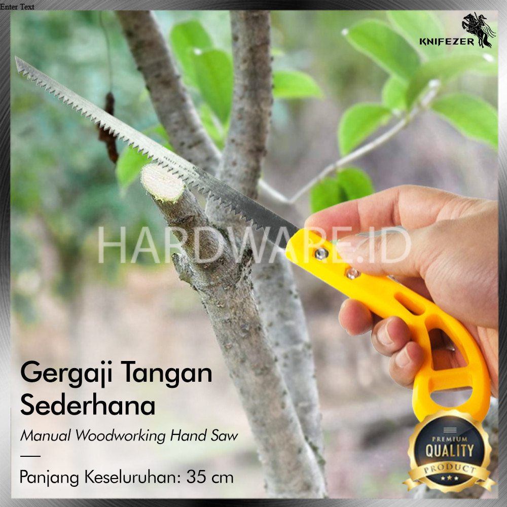 (HI) Gergaji Kayu Super Tajam Sederhana Manual Woodworking Hand Saw