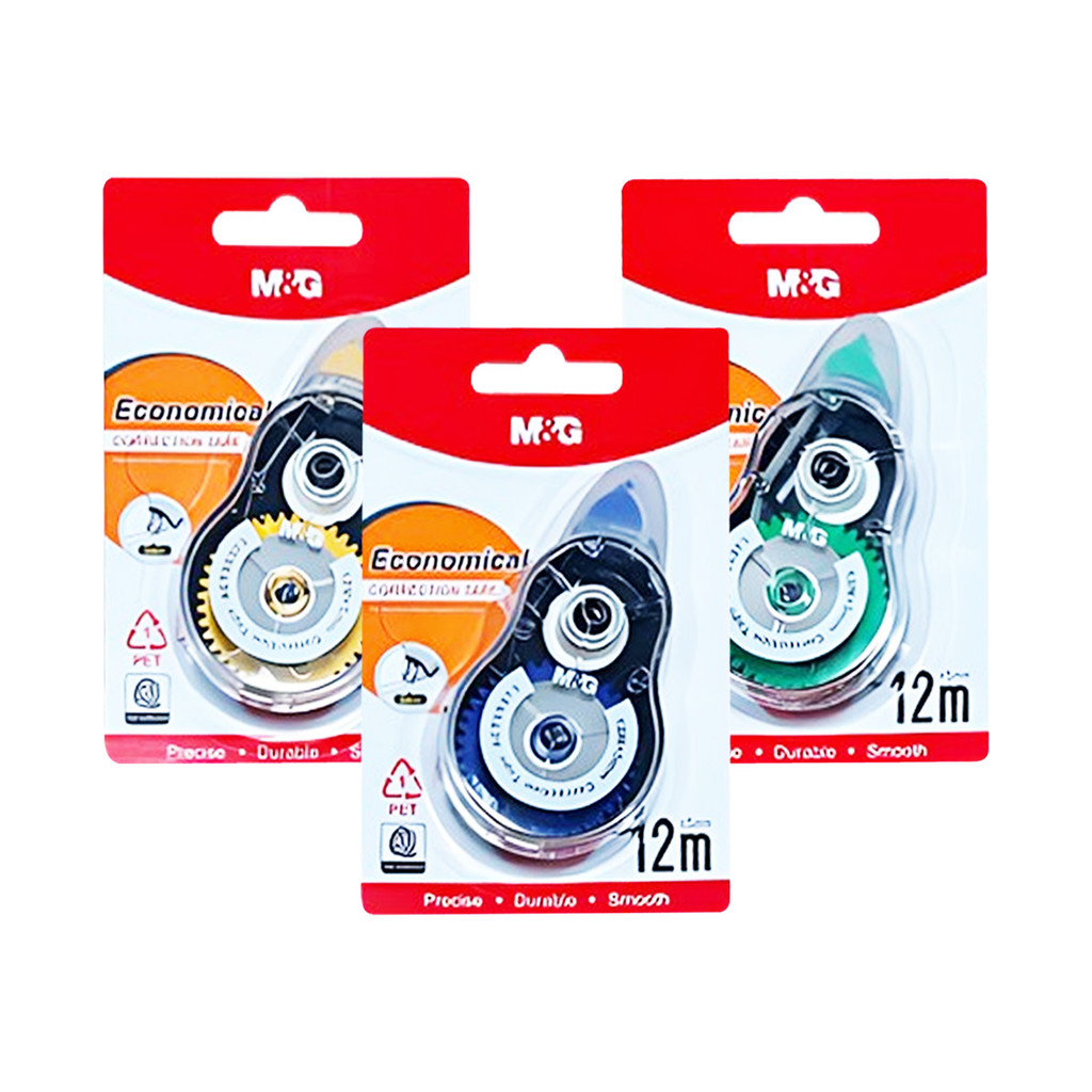 

Correction Tape 12 Meter M&G ACT-55373 Tipe Ex Kertas 12M