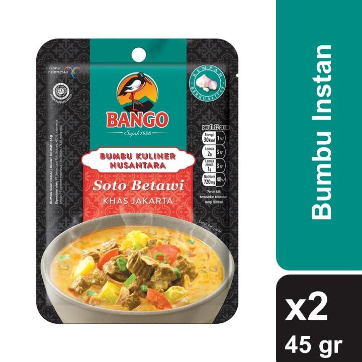 

Bango Bumbu Soto Betawi Khas Jakarta 45 gr x 2 pcs