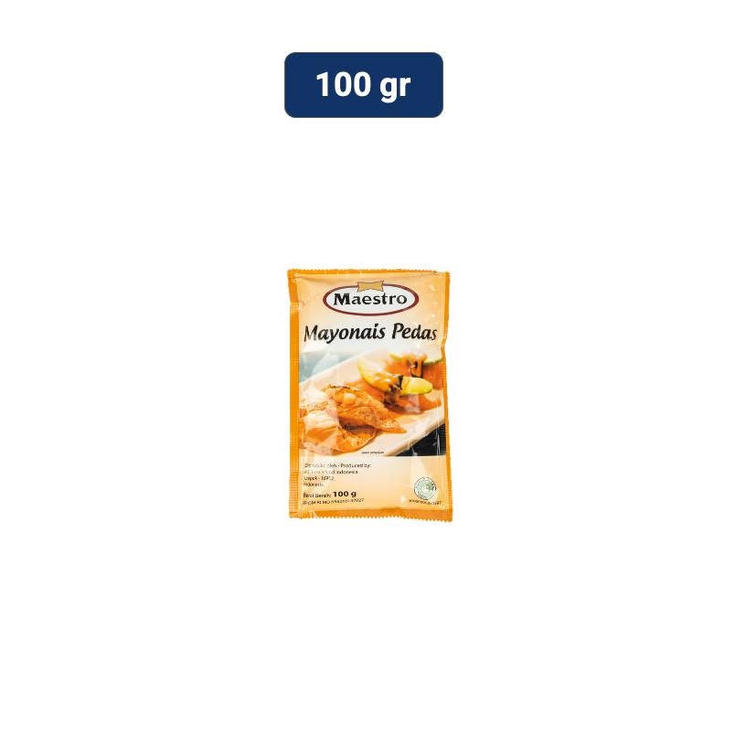 

Maestro Mayonnaise Pedas Sachet 100 gr