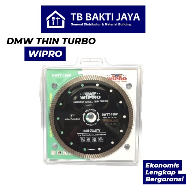 DIAMOND WHEEL THIN TURBO 7” / PEMOTONG KERAMIK WIPRO
