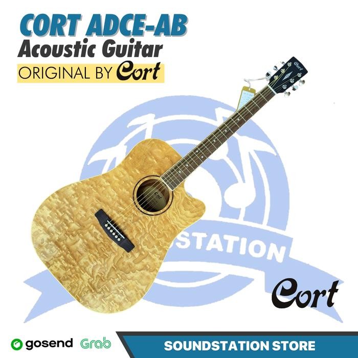 Cort ADCE-AB Acoustic Guitar - Gitar Akustik Elektrik