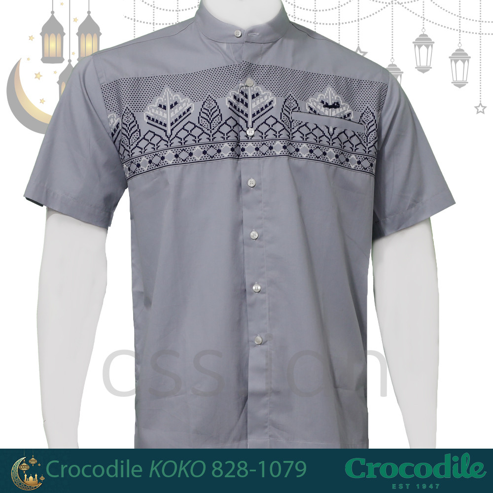 Kemeja KOKO Pria Lengan Pendek Crocodile 828-1079