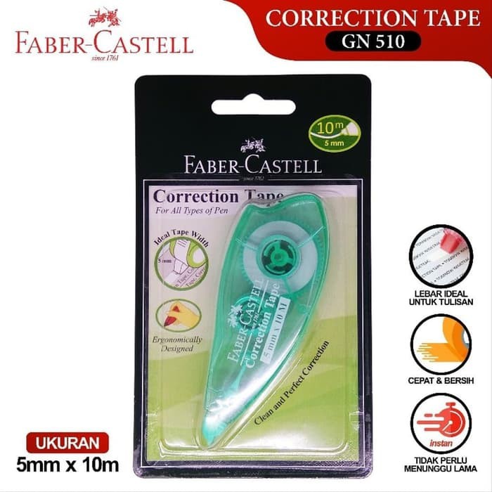 

CORRECTION TAPE GN 510 FABER-CASTEL 169400 / TIP-EX / STIPO KERTAS