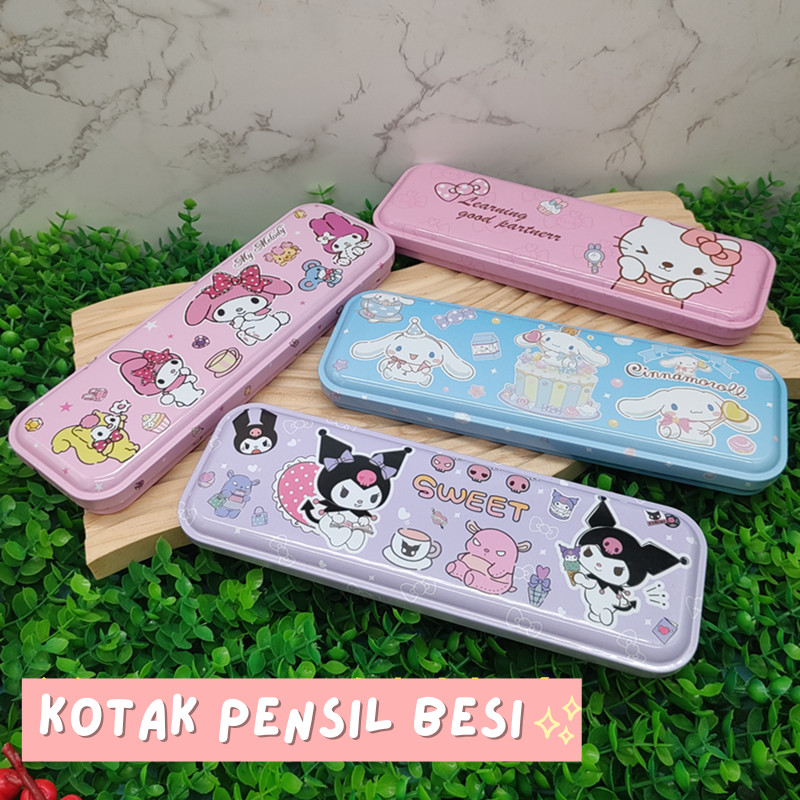 

-SS- KOTAK PENSIL BESI KARAKTER LUCU / TEMPAT PENSIL KALENG MOTIF KAWAII TERMURAH