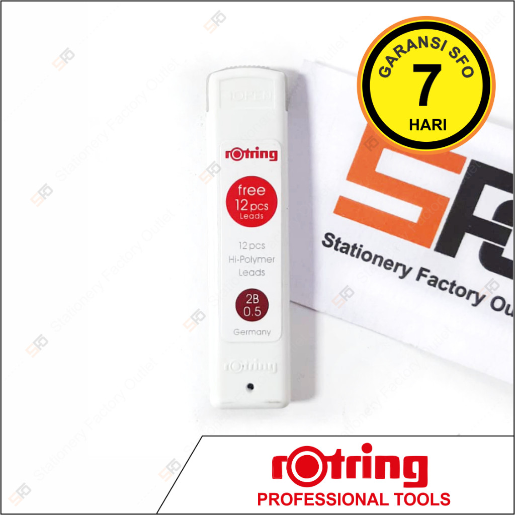 

Alat Tulis MurahIsi Pensil Mekanik Rotring Hi-Polymer 0.5 mm White - SFO Semarang Official