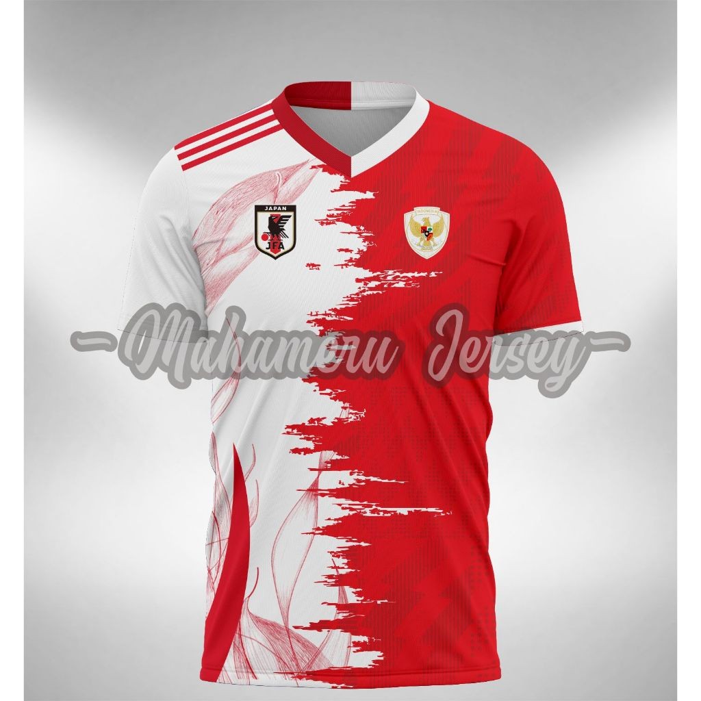 Jersey Kombinasi Timnas Indonesia X Jepang Away 2024