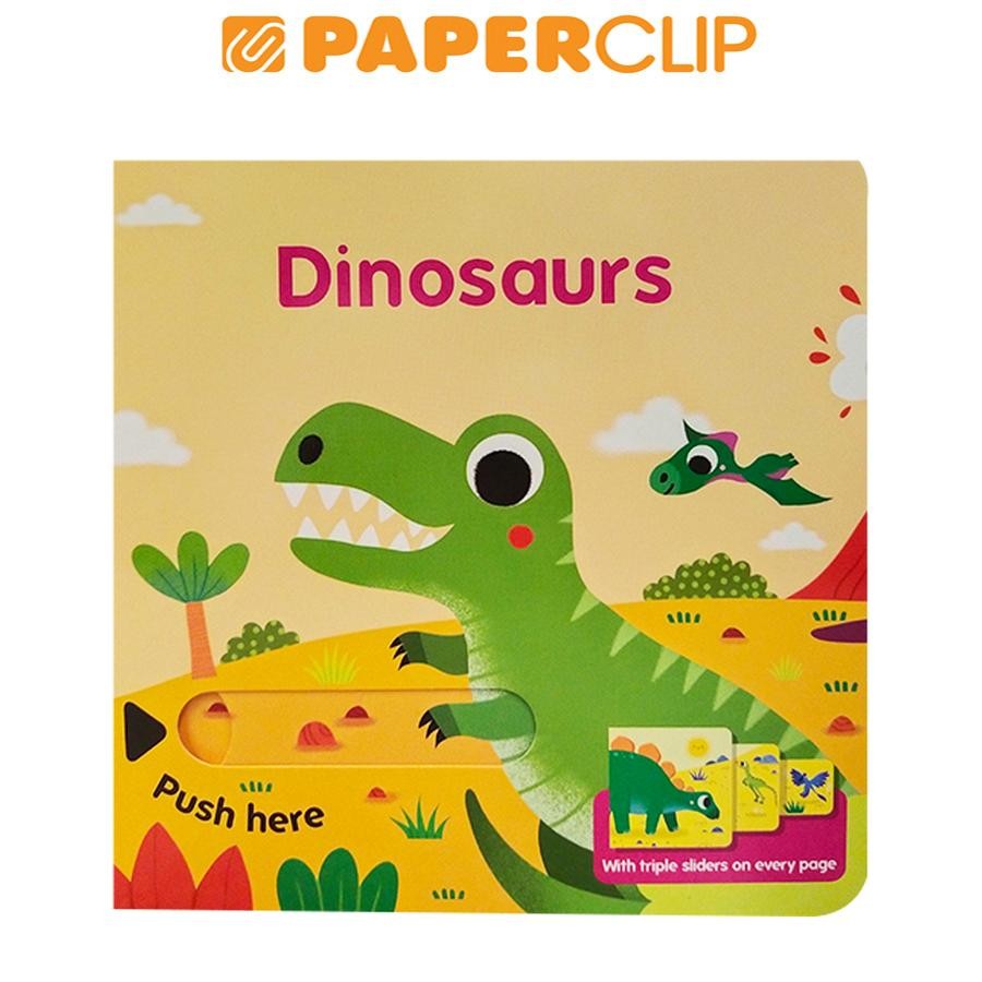 PUSH AND PULL BOOK : DINOSAURS
