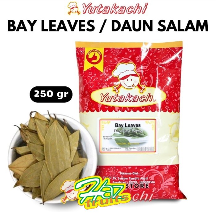 

Bay Leaves / Daun Salam Kering Yutakachi Bumbu Masak Daun Herbal 250 Gr