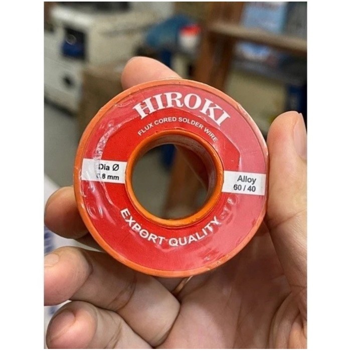 Timah Solder Diameter 0,8mm 200gram / Timah Gulung Besar