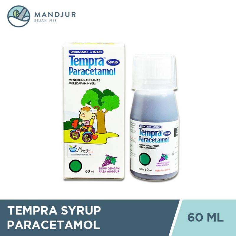 Tempra Syrup Paracetamol 60ml Untuk Anak Anak