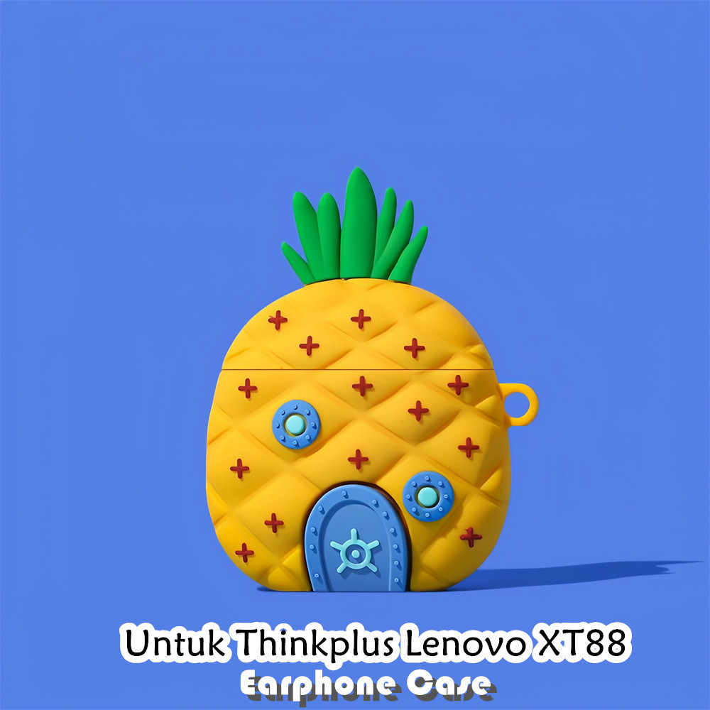 Discount Untuk Thinkplus Lenovo XT88 Case Kartun Bola Poké Kirby Soft Silicone Earphone Case Cover