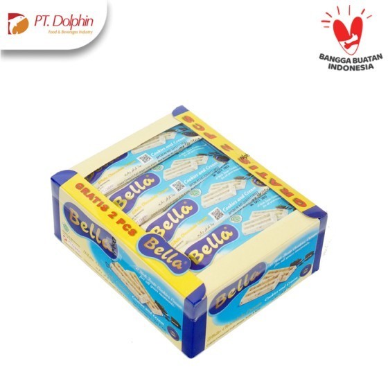 

Bella Cookies & Cream 10 G - White Chocolate Compound// Isi 24pcs/Pak