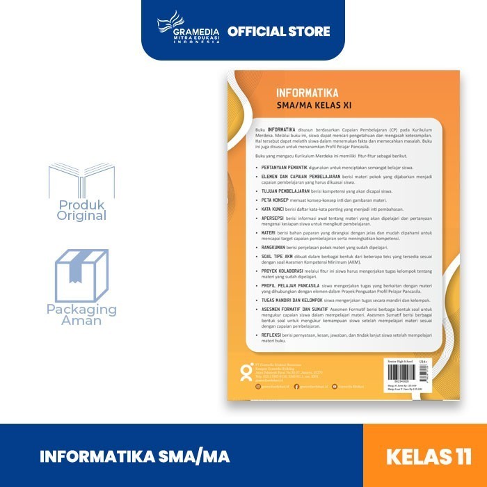 

Buku Informatika SMA/MA Kelas 11 - Kurikulum Merdeka