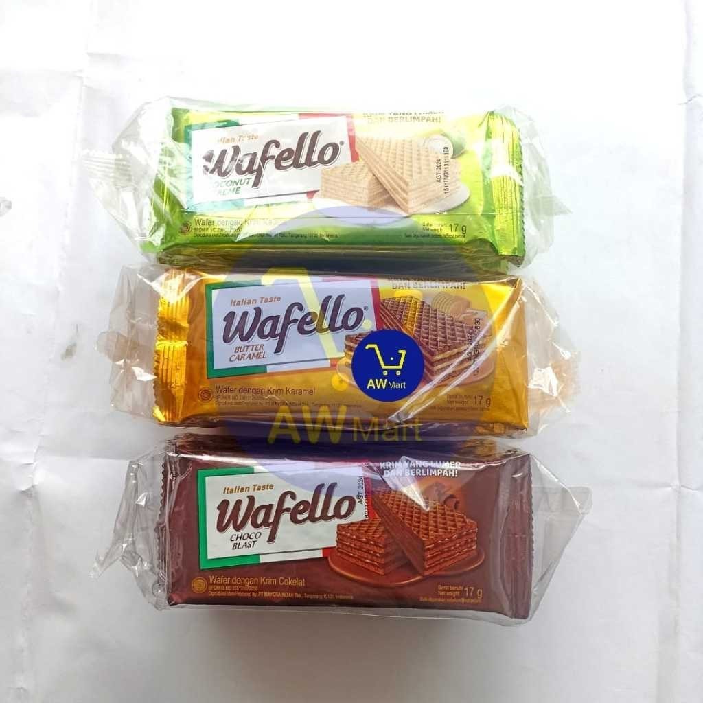 

WAFELLO WAFER ECER 1000 RENCENG ISI ( 10 SACHET X 17 GRAM ) - WAFELLO RENCENG 1000 ALL VARIAN