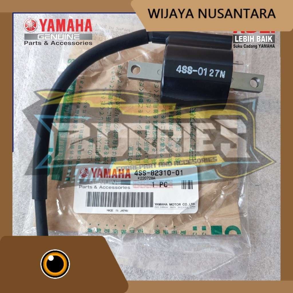 COIL KOIL YZ 125 PNP NINJA RX KING RXKING RXS RXZ F1ZR 125Z ORI ORIGINAL 4SS-82310-01