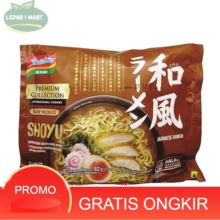 

Indomie Rebus Premium Shoyu Ramen Mie Instan