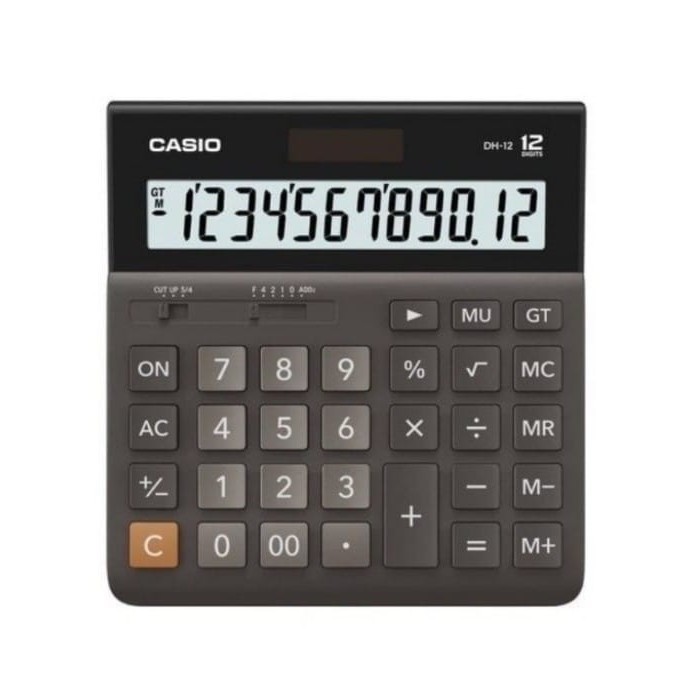 

CASIO DH 12 KALKULATOR MEJA 12 DIGIT /KALKULATOR DESKTOP KANTOR DH 12