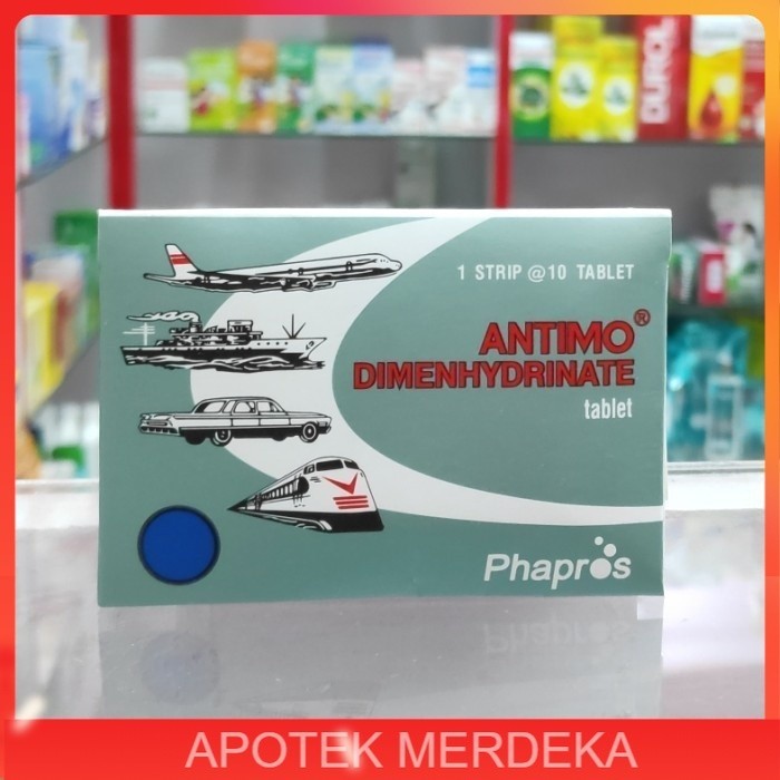 ANTIMO UNTUK MABUK PERJALANAN / antimo tablet dewasa