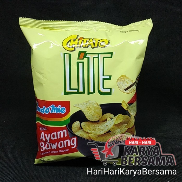 

MAKANAN RINGAN CHITATO LITE INDOMIE RASA AYAM BAWANG 68GR