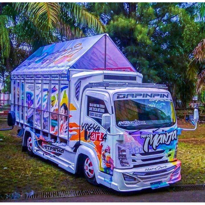 mainan truk oleng asli ukuran jumbo full lampu Bonus terpal mainan truk trek truck oleng ukuran jumb