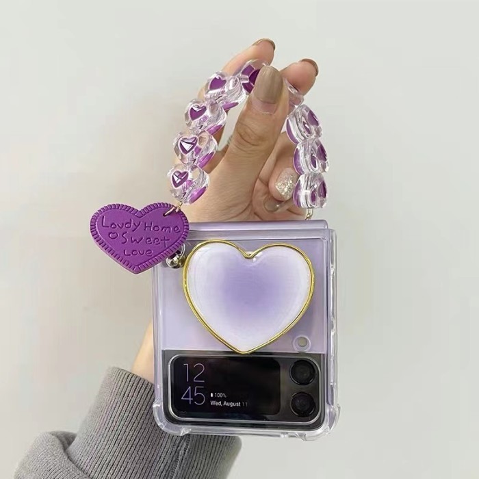 Soft Case SAMSUNG GALAXY Z FLIP3 5G FLIP 3 Casing With Holder And Hand Strap Sarung Hp