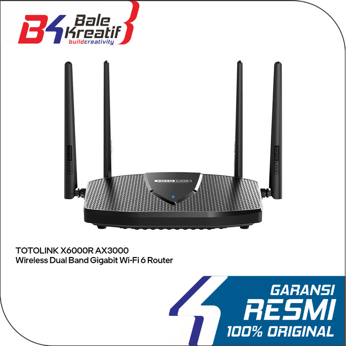 Router TOTOLINK X6000R AX3000 Wireless Dual Band Gigabit Wi-Fi 6