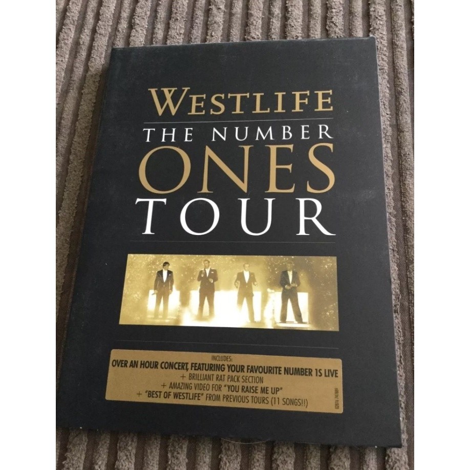 DVD ORIGINAL WESTLIFE - THE NUMBER ONES TOUR IMPORT EUROPE