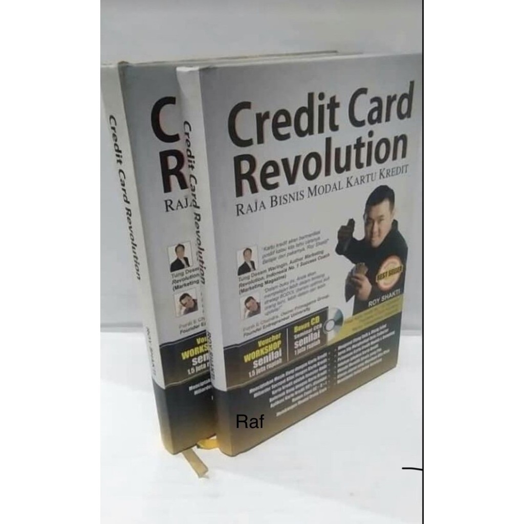 BUKU ORIGINAL CREDIT CARD REVOLUTION ROY SHAKTI KARTU KREDIT BONUS CD