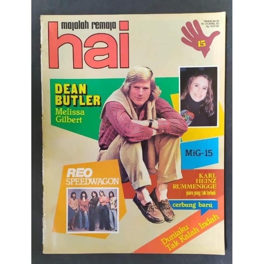 MAJALAH HAI RUMMENIGGE REO SPEEDWAGON 19 APRIL 1983 83