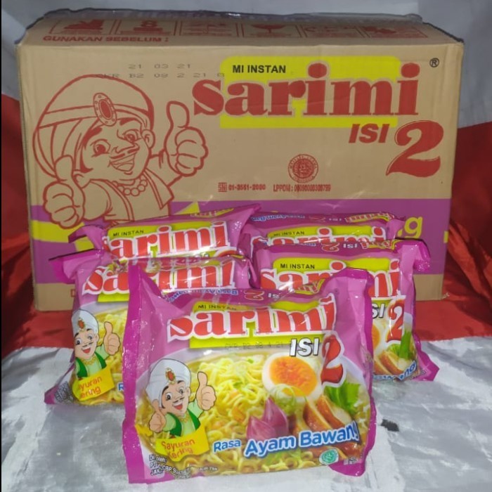 Sarimi isi 2 ayam bawang 1 dus