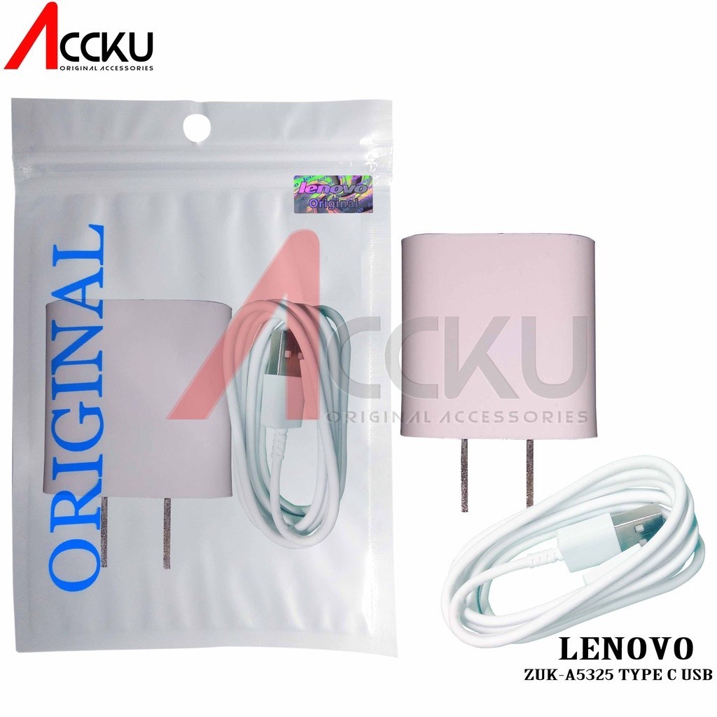 HOT A TRAVEL CHARGER LENOVO TYPE C CASAN LENOVO ZUK A5325 TYPE C ORIGINAL