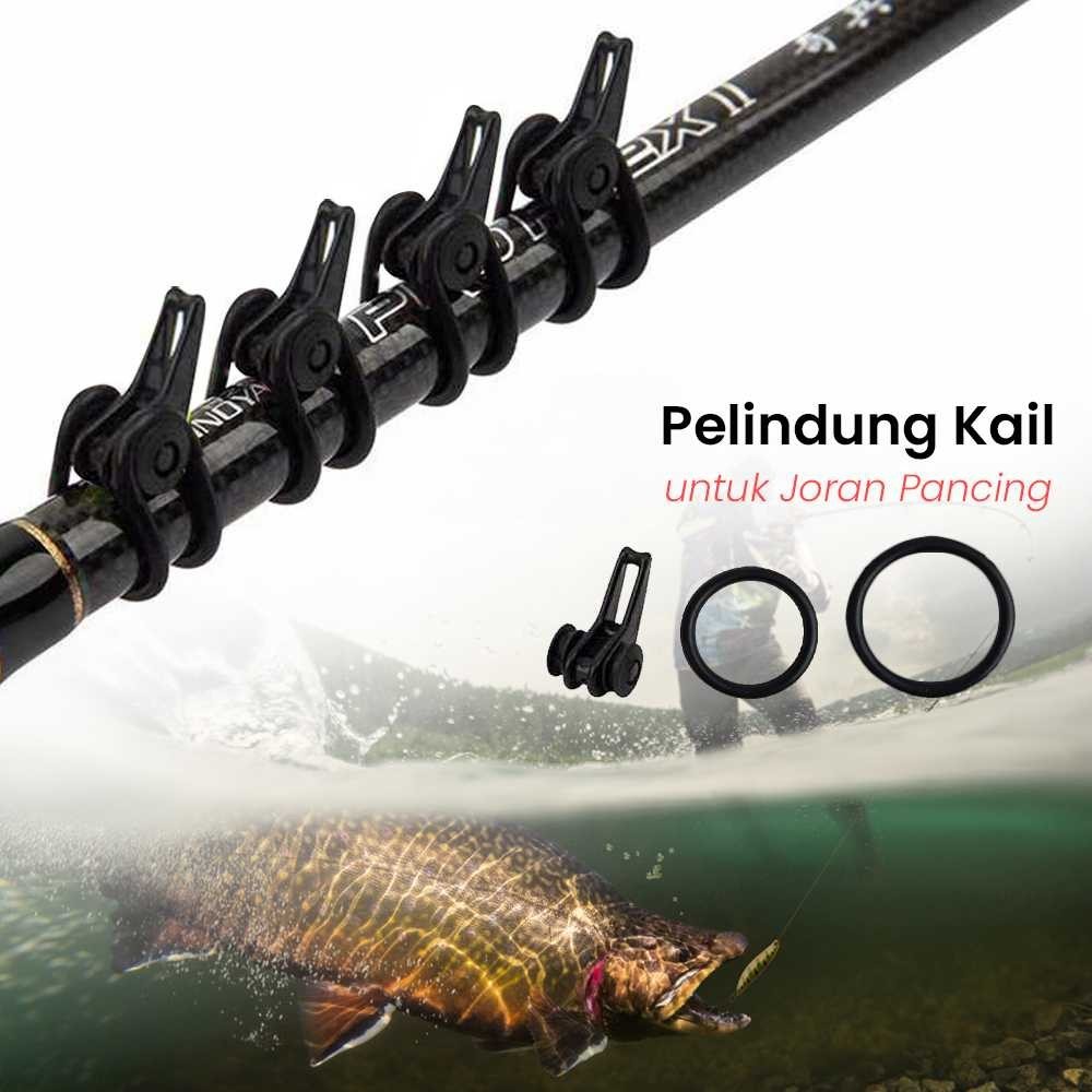 COD Aksesoris Alat Pelindung Pengait Kail Joran Pancing Mancing Ikan Murah Full Set 10 Pcs Lengkap