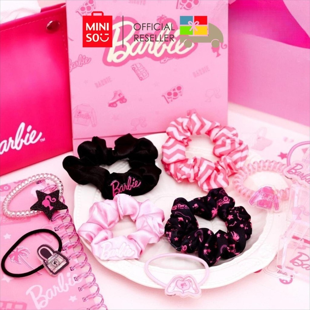 Miniso Barbie Hair Tie  Ikat Rambut / Kunciran