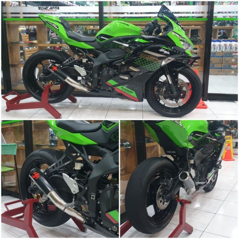 knalpot yakuza er7 full system zx25r pnp