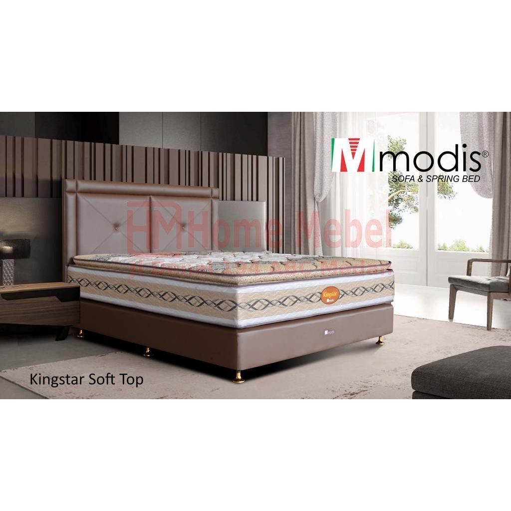PROMO TERMURAH Springbed Modis Kingstar Soft Top 6 KK - HOMEMEBEL