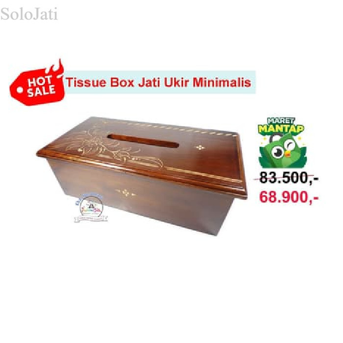 

Tissue Box * Tempat Tisue Kayu Jati Ukir Minimalis Tissu Holder Tisu murah
